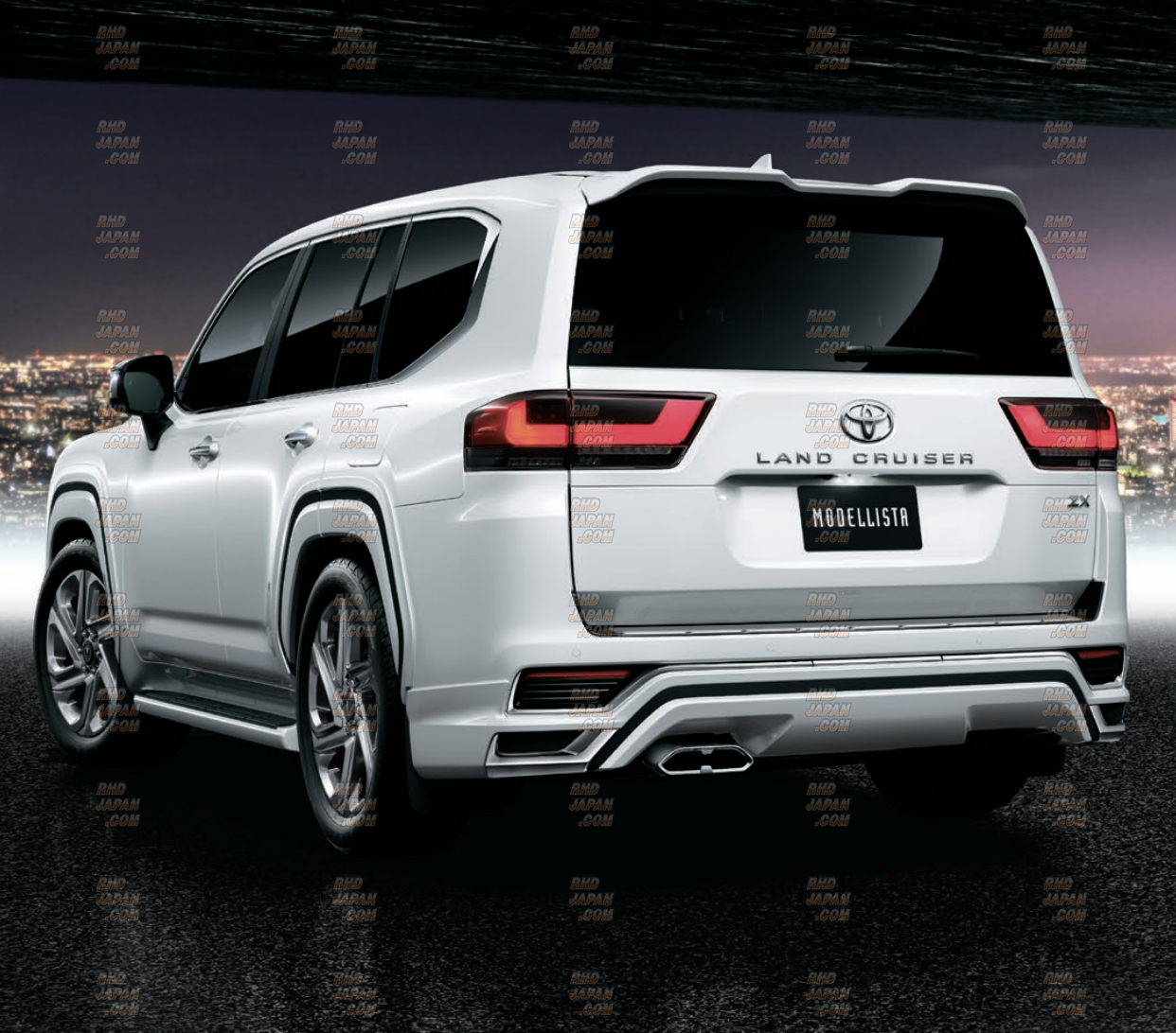 Modellista Rear Spoiler Precious White Pearl - Land Cruiser 300